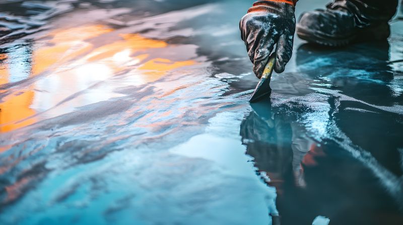 Epoxy Application Process