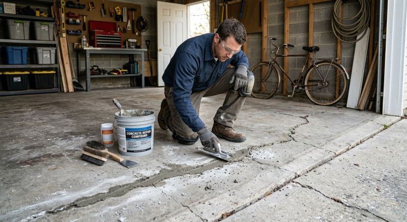 Garage Slab Repair in Des Moines, IA